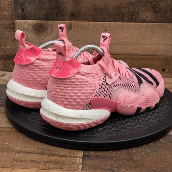ADIDAS TRAE YOUNG 2.0 PINK TRAP HOUSE MENS ATHLETIC SHOES BASKETBALL PINK SZ 13 - Picture 8 of 9